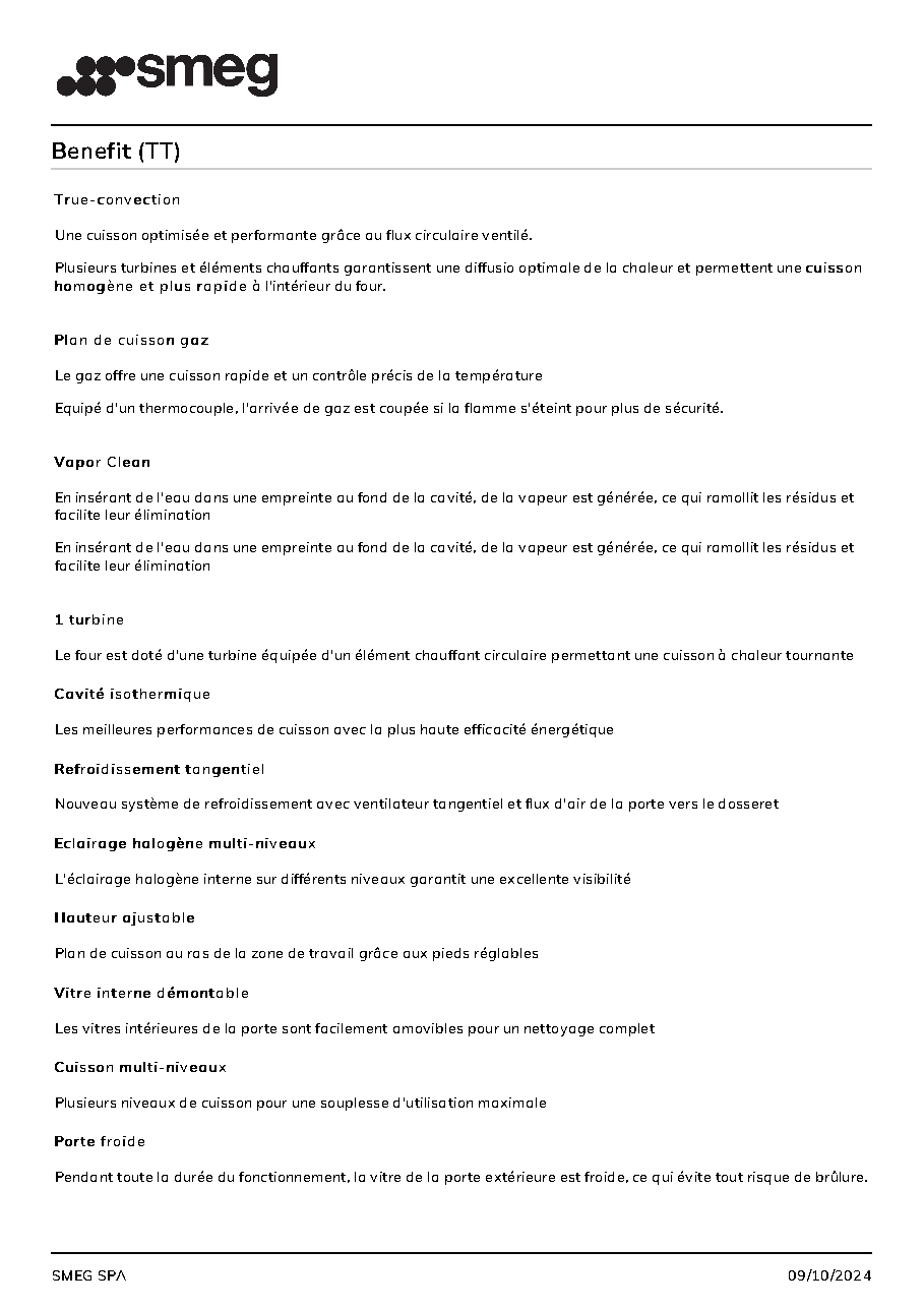 Fiche technique fournisseur