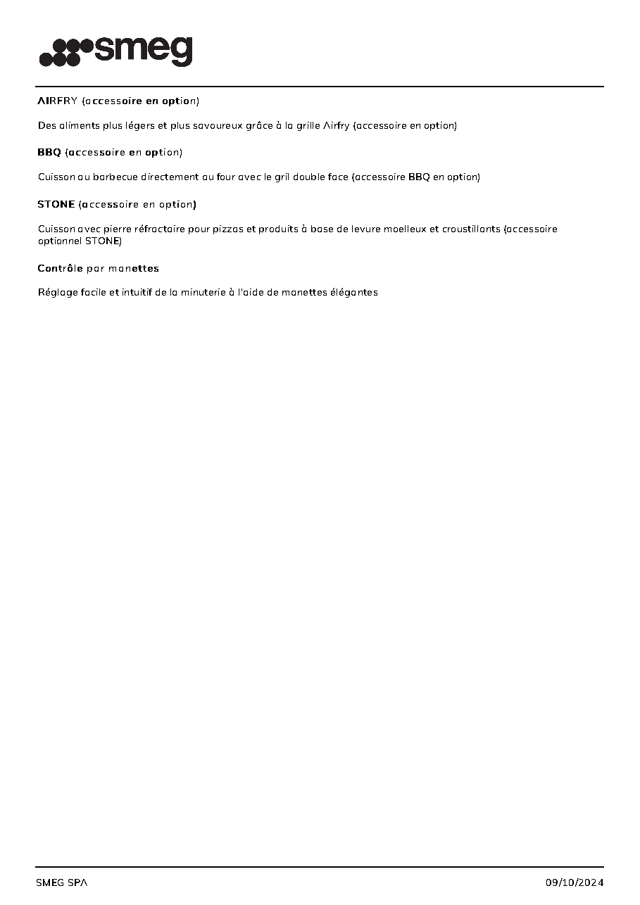Fiche technique fournisseur