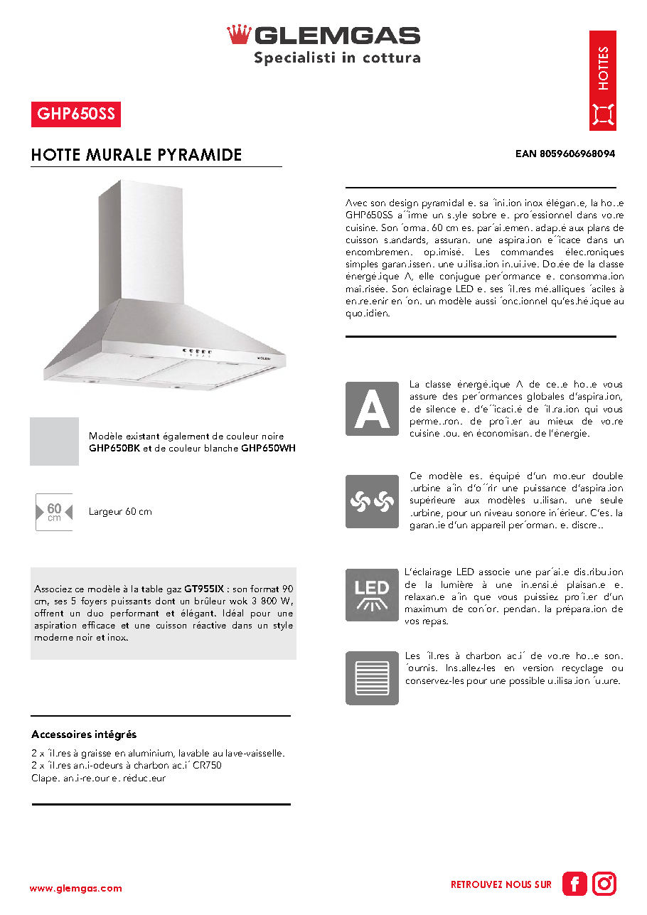 Fiche technique fournisseur