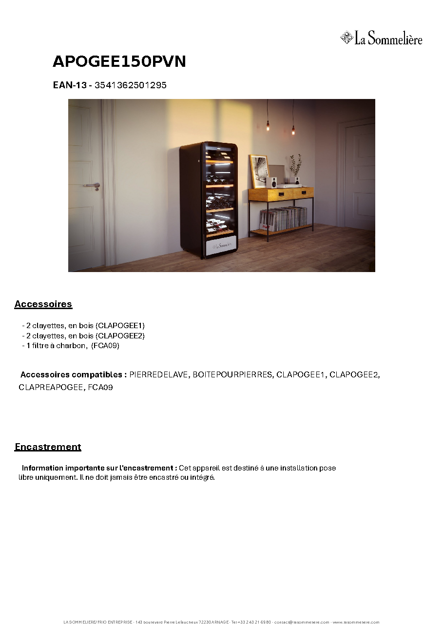 Fiche technique fournisseur