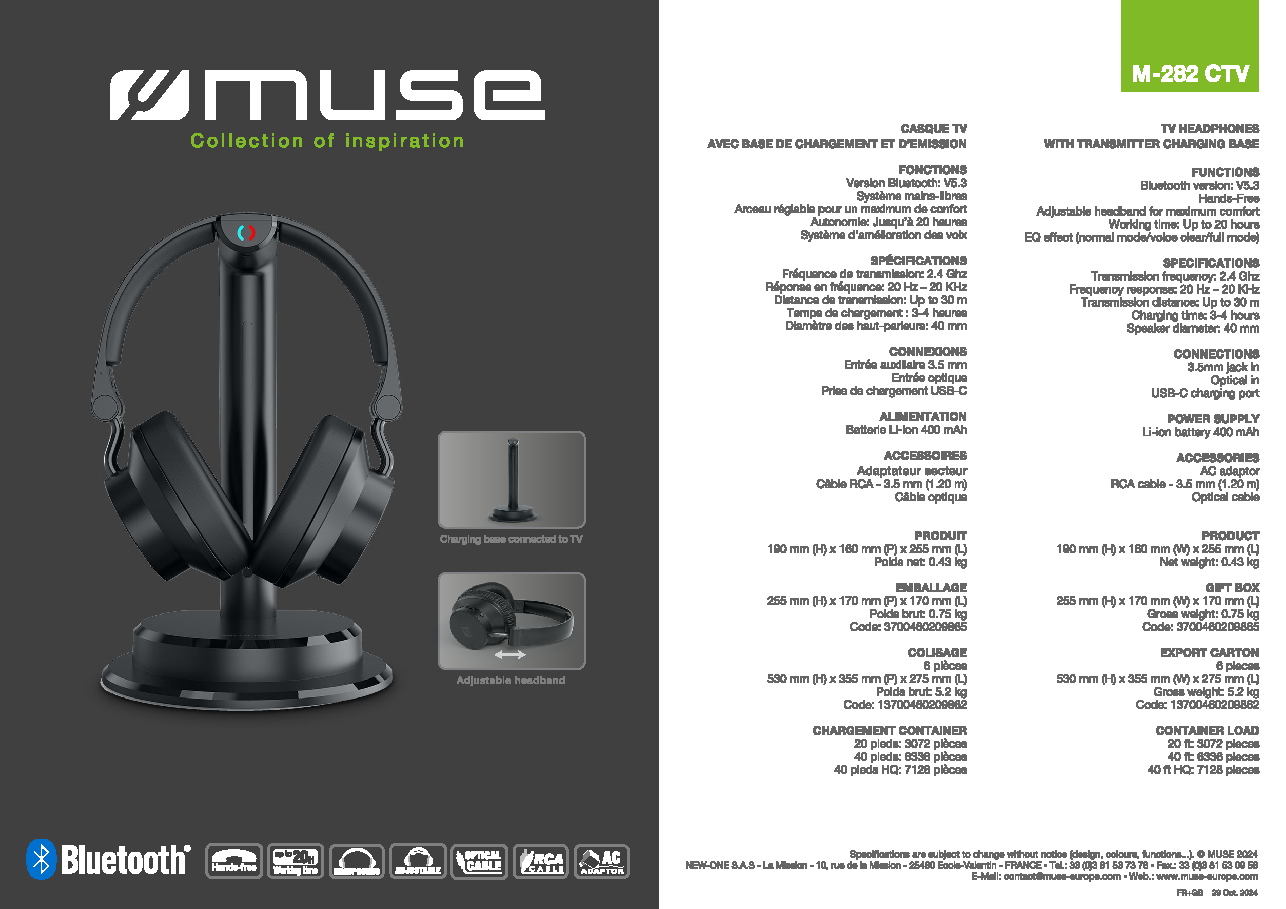 Fiche technique fournisseur