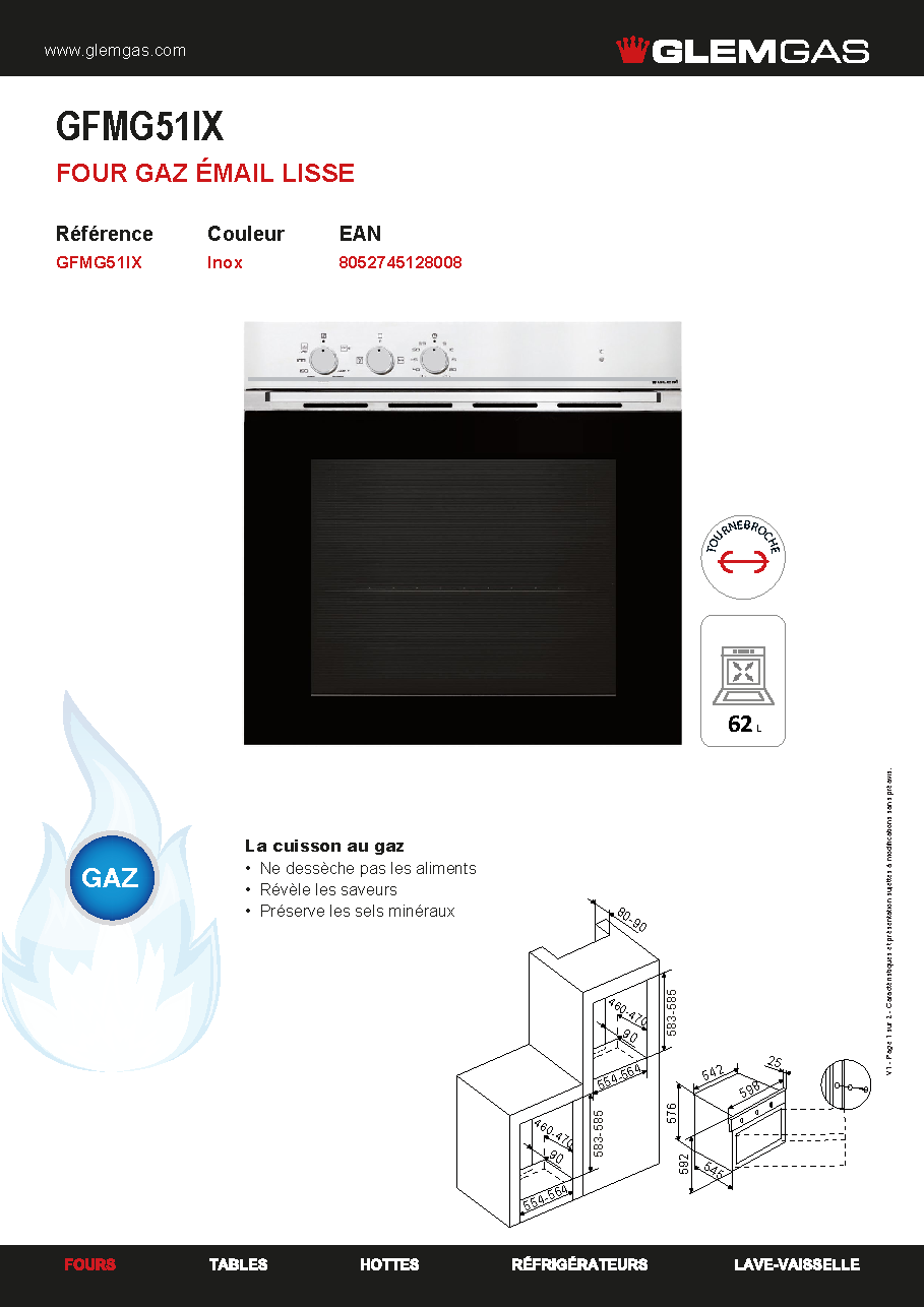 Fiche technique fournisseur