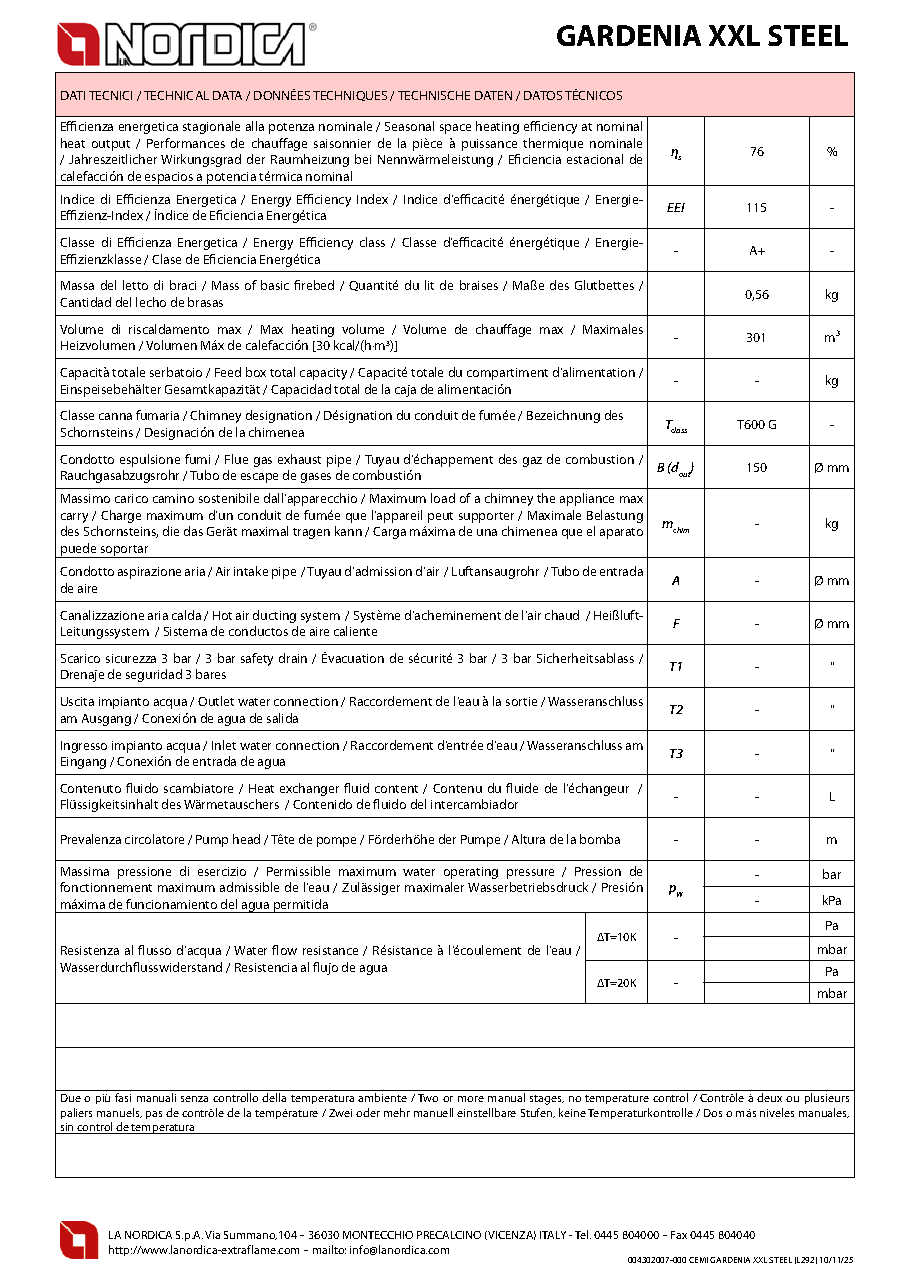 Fiche technique fournisseur