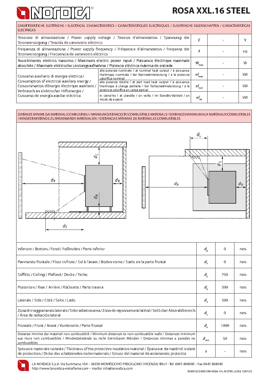 Fiche technique fournisseur
