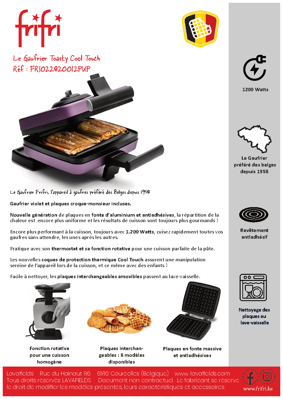Fiche technique fournisseur
