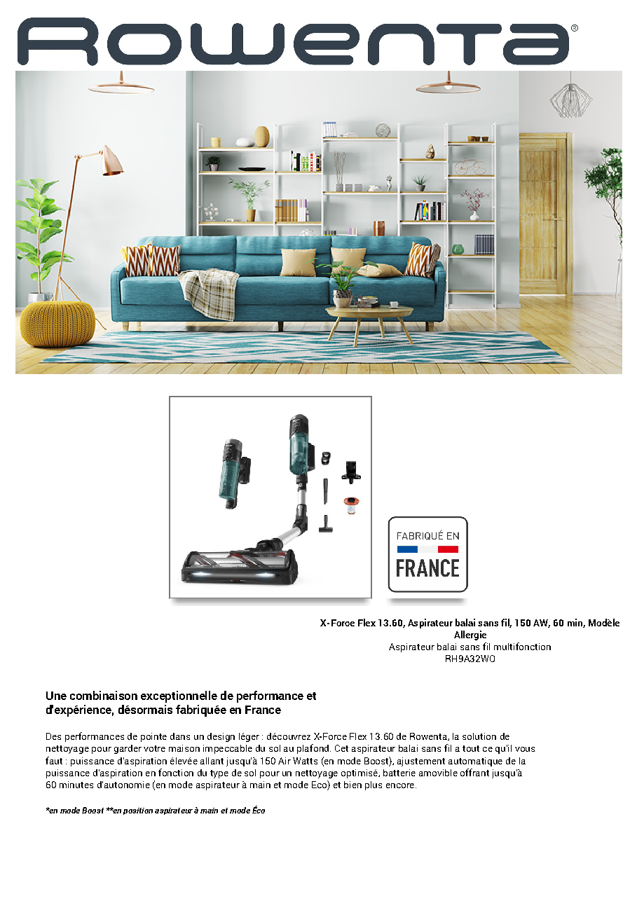 Fiche technique fournisseur