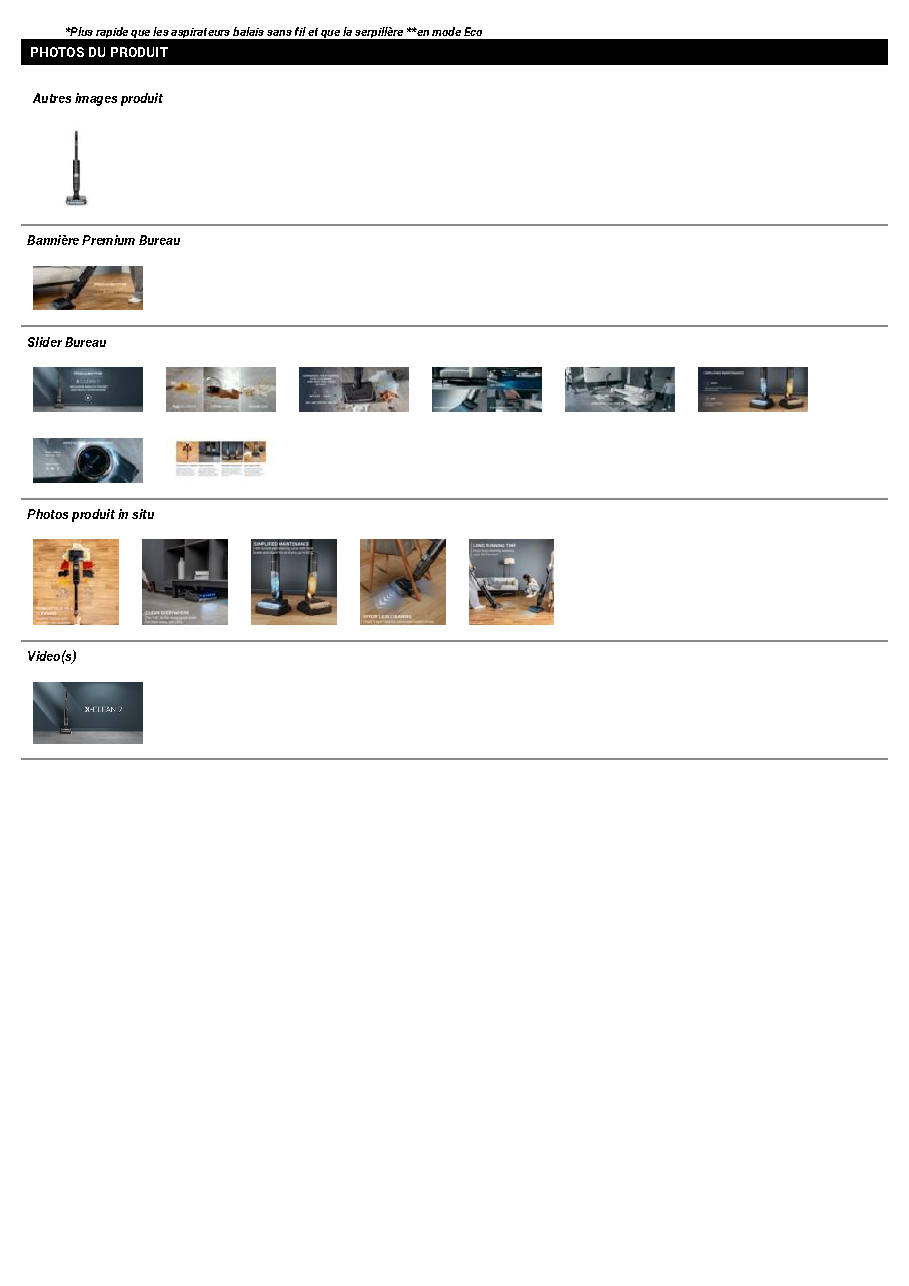 Fiche technique fournisseur