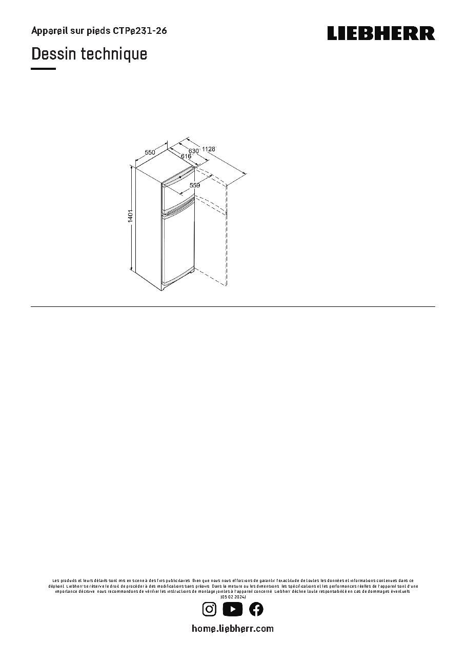 Fiche technique fournisseur