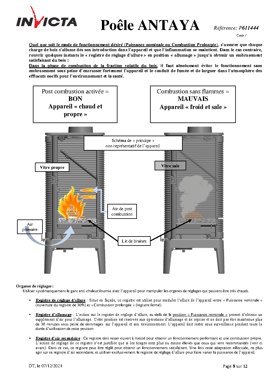 Fiche technique fournisseur