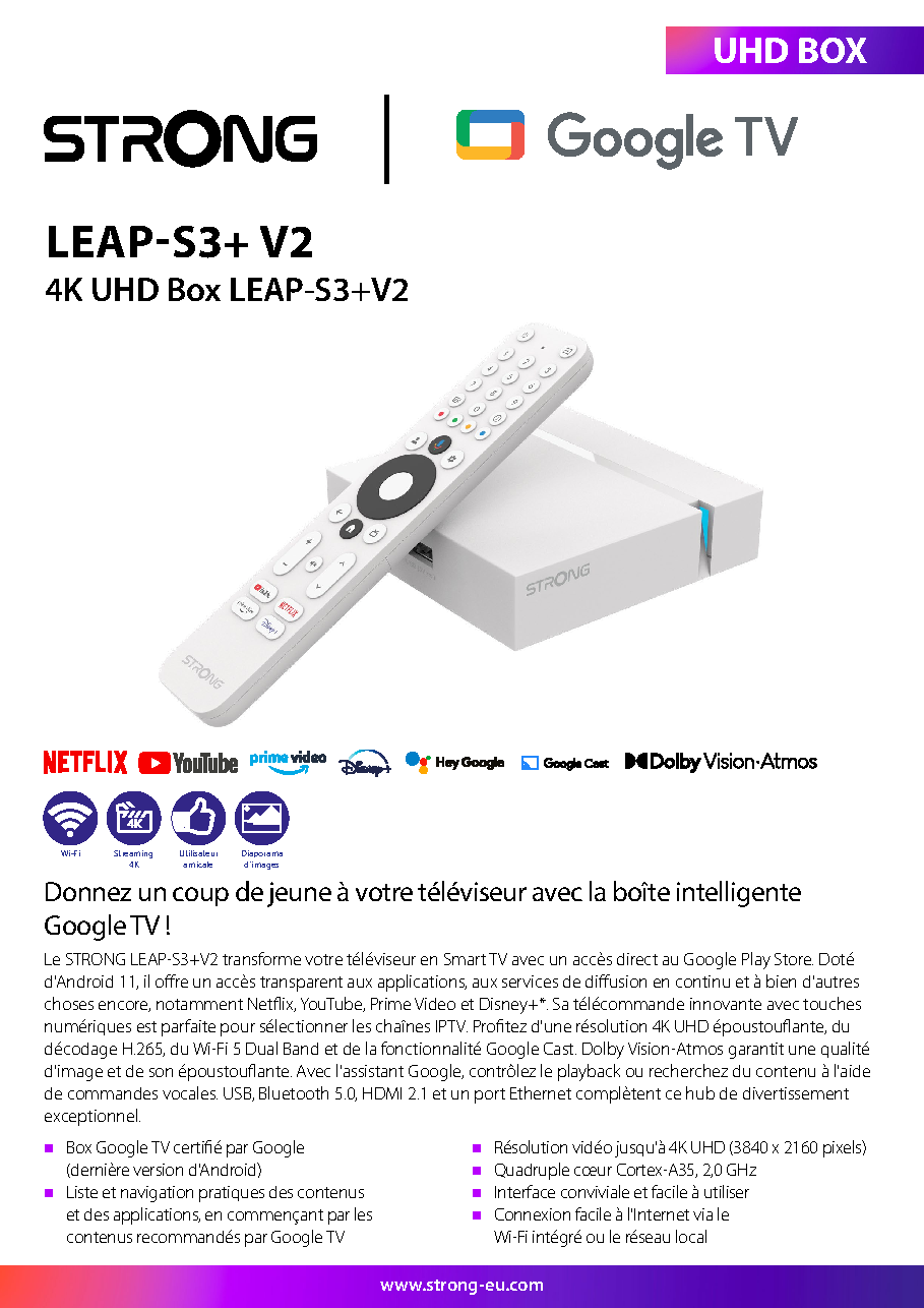 Fiche technique fournisseur