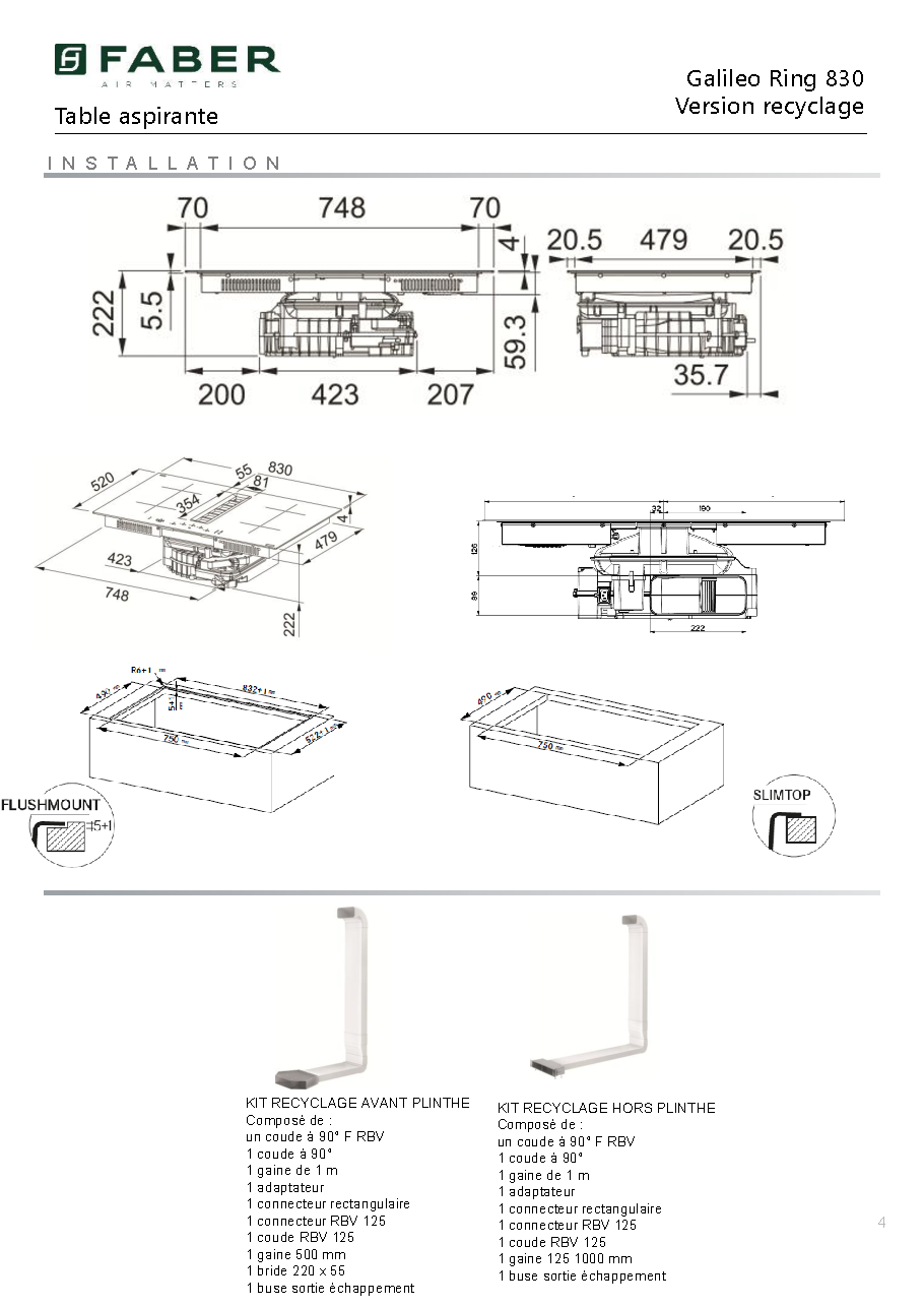 Fiche technique fournisseur