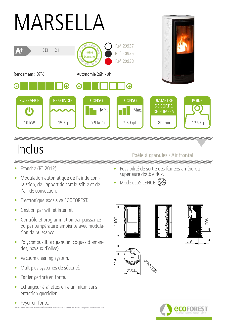 Fiche technique fournisseur