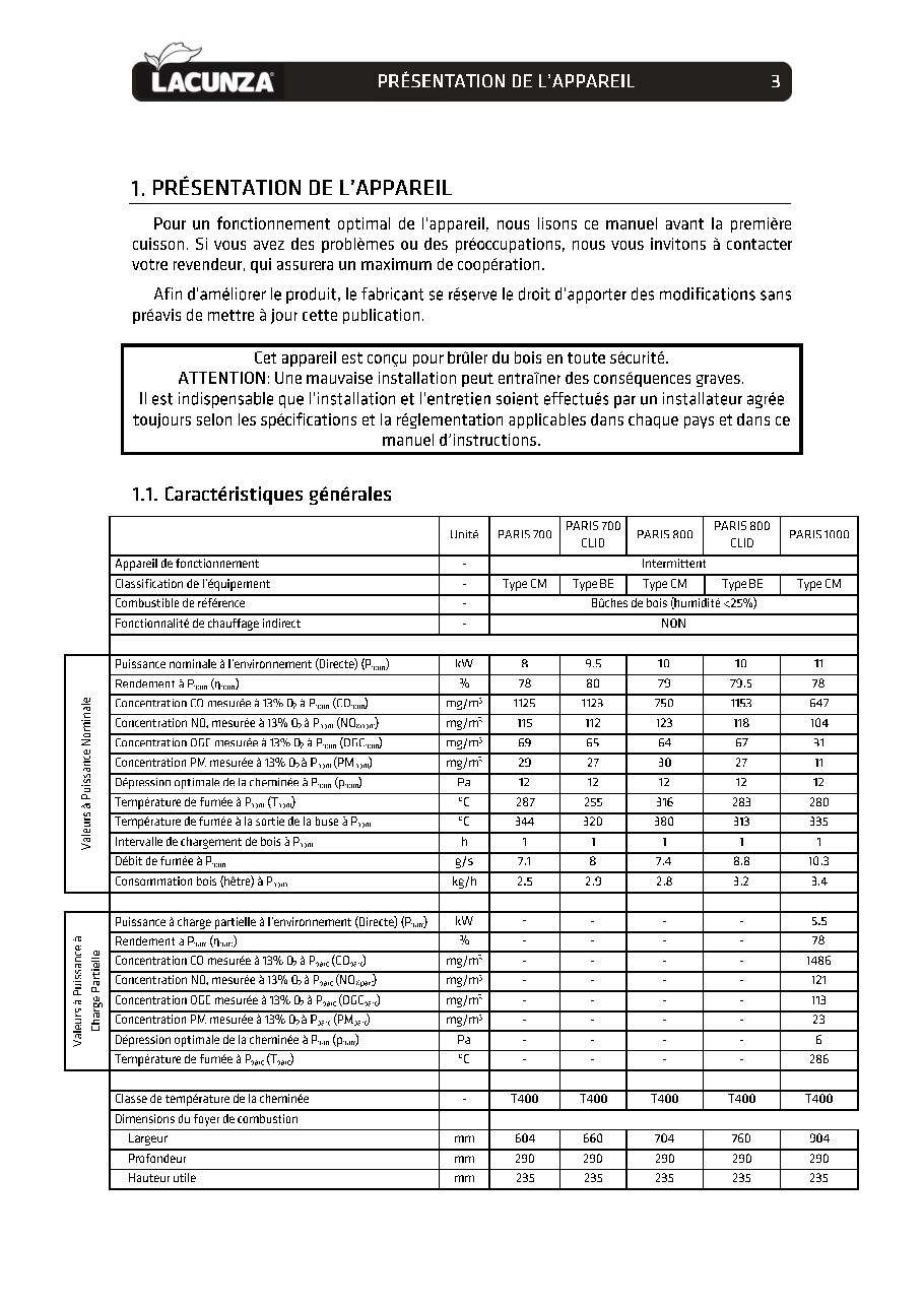 Fiche technique fournisseur