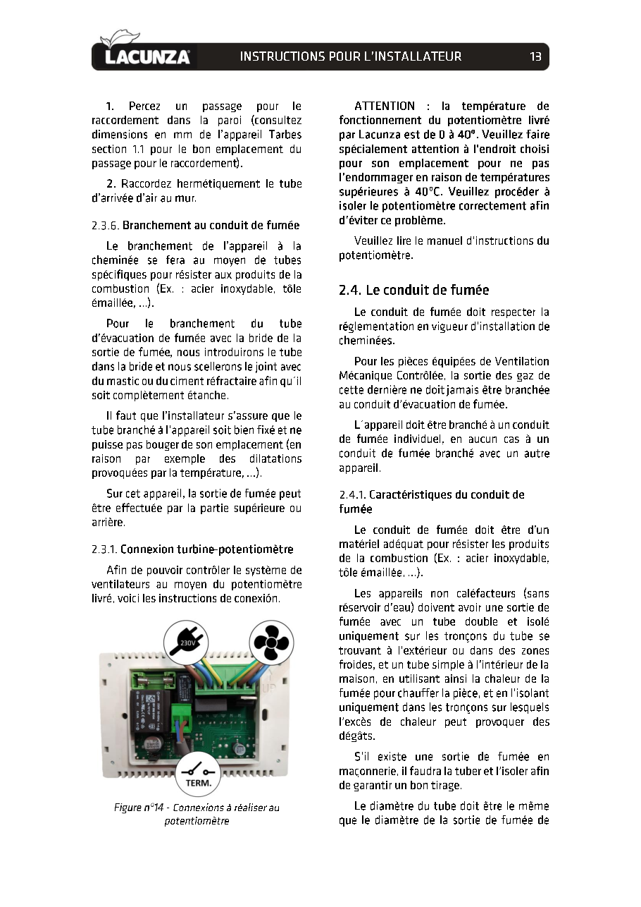 Fiche technique fournisseur