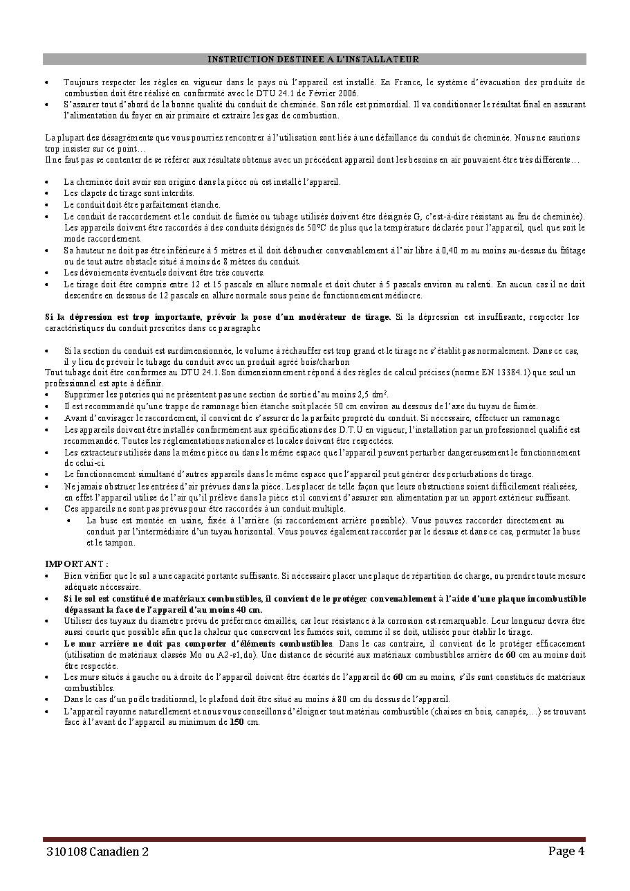 Fiche technique fournisseur