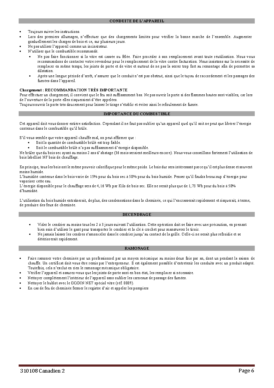 Fiche technique fournisseur