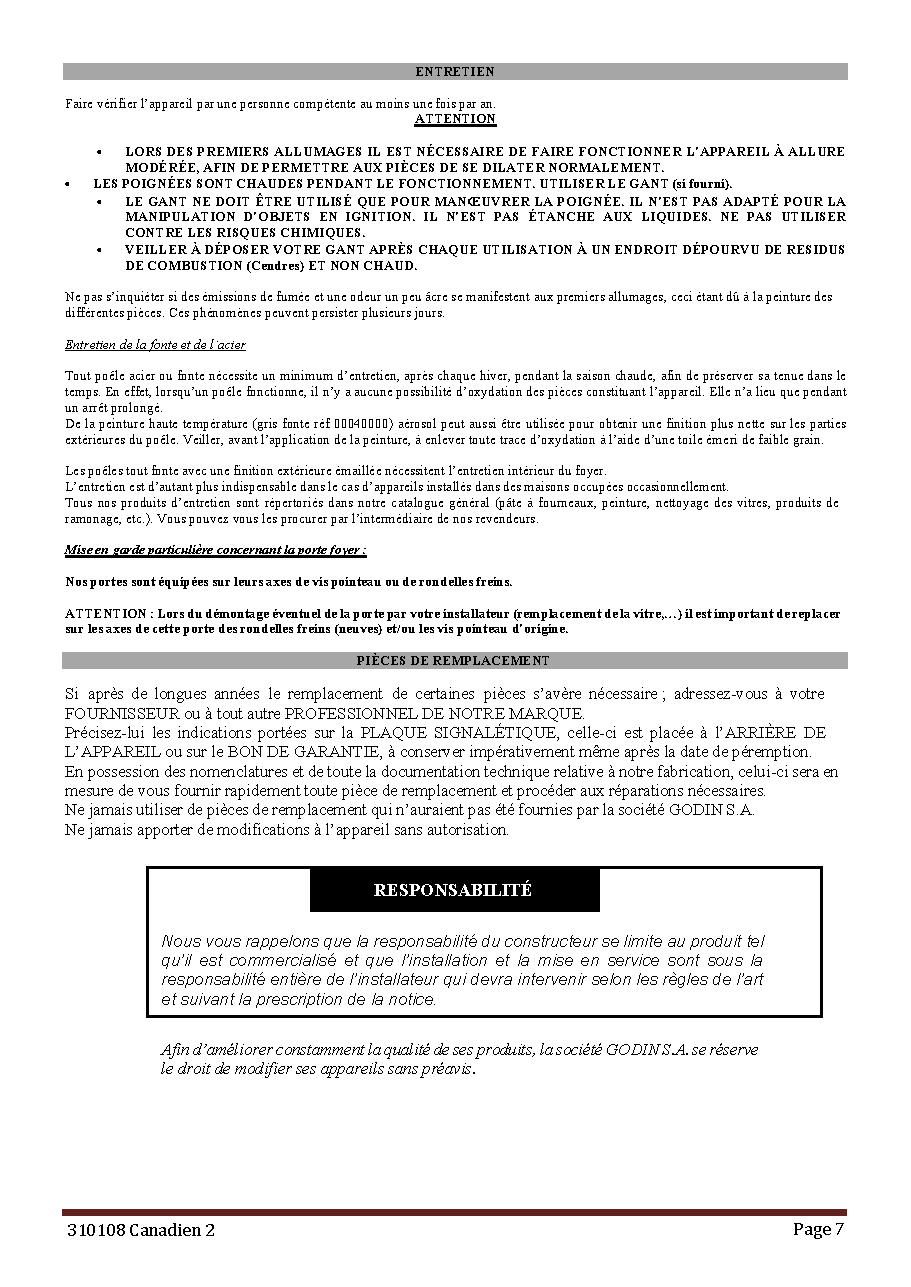 Fiche technique fournisseur