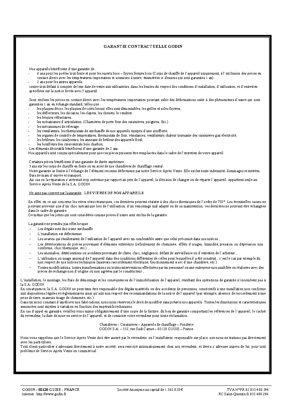 Fiche technique fournisseur