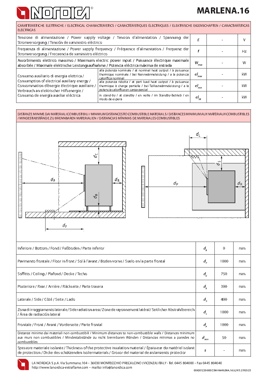 Fiche technique fournisseur