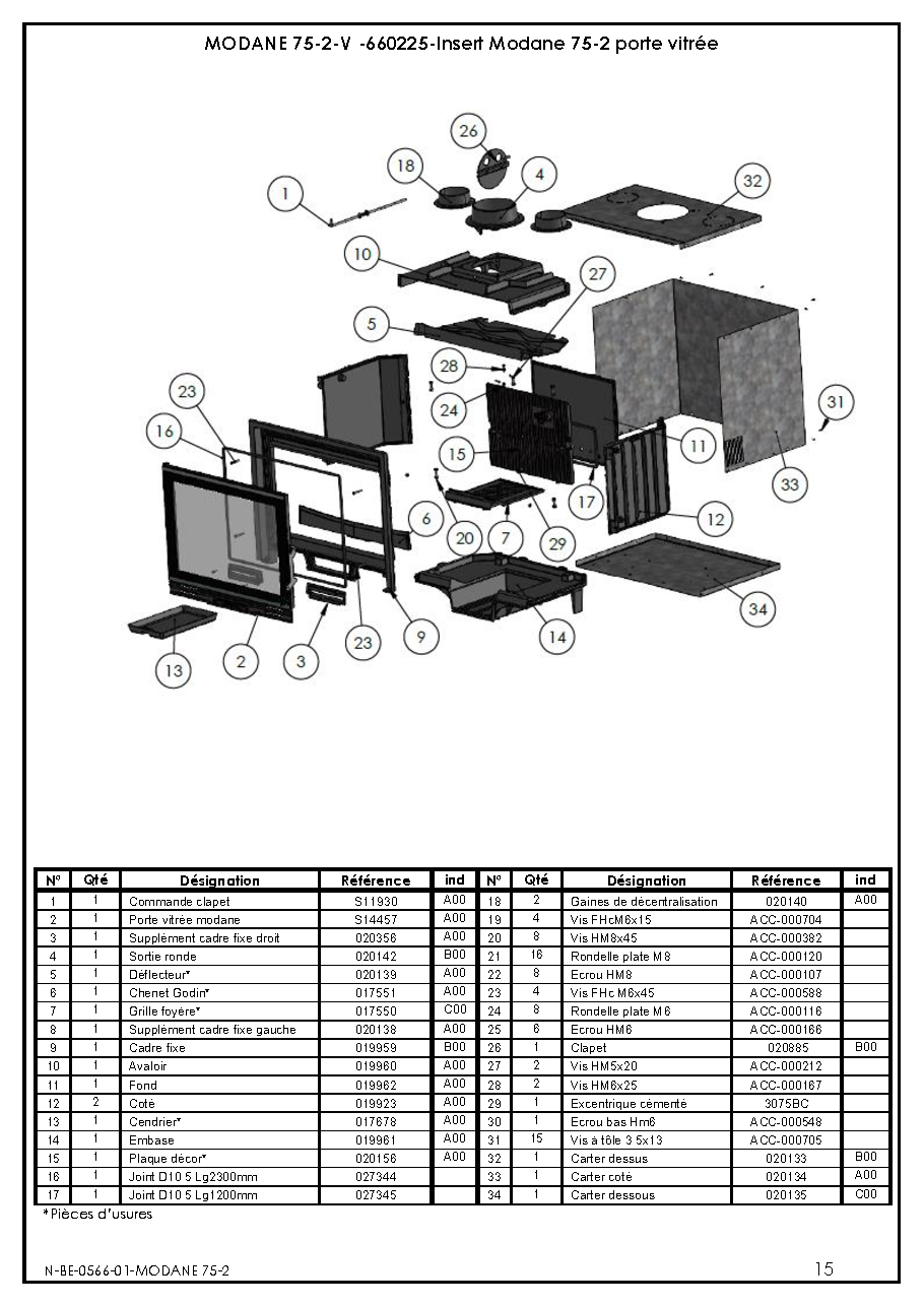Fiche technique fournisseur