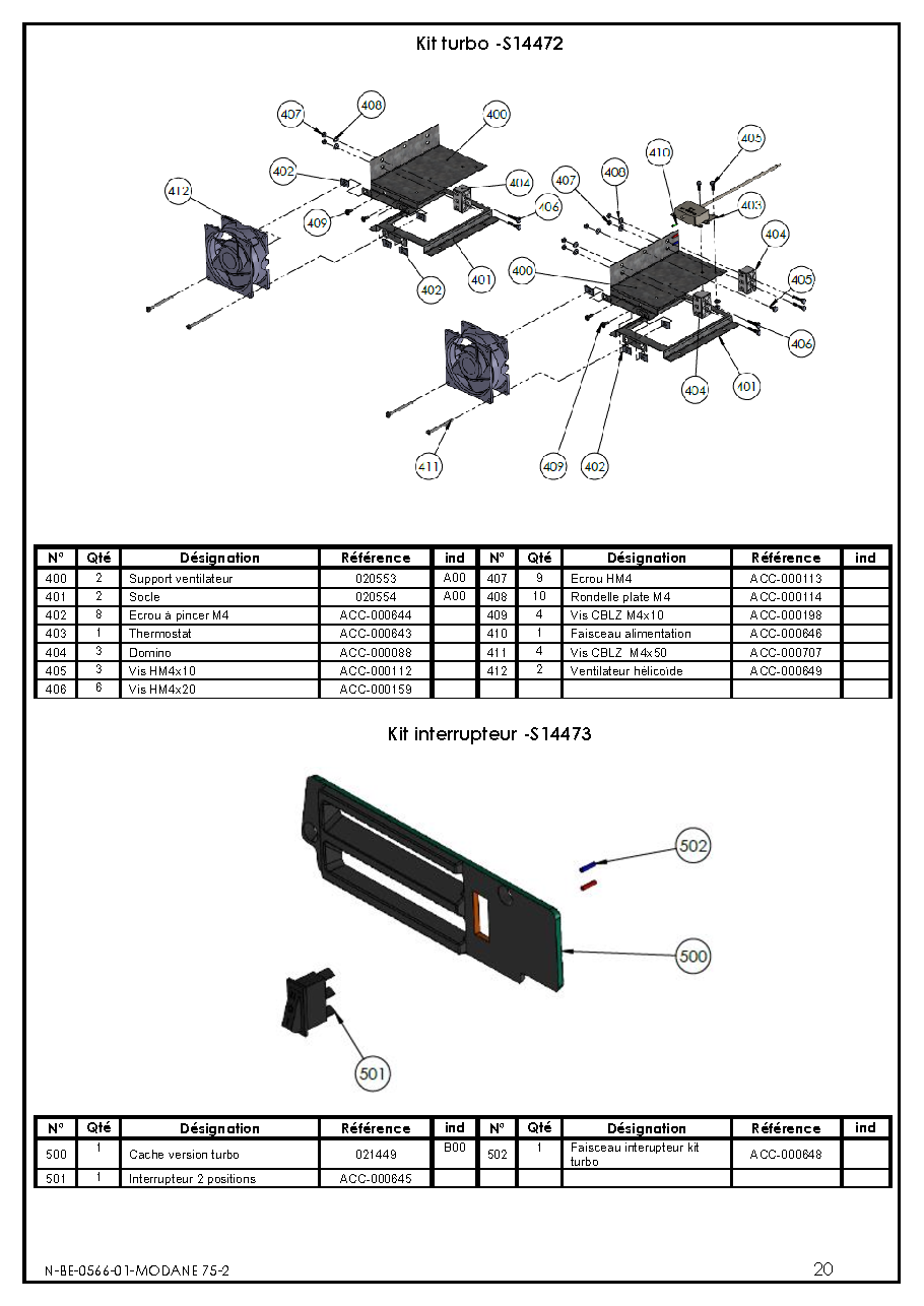 Fiche technique fournisseur