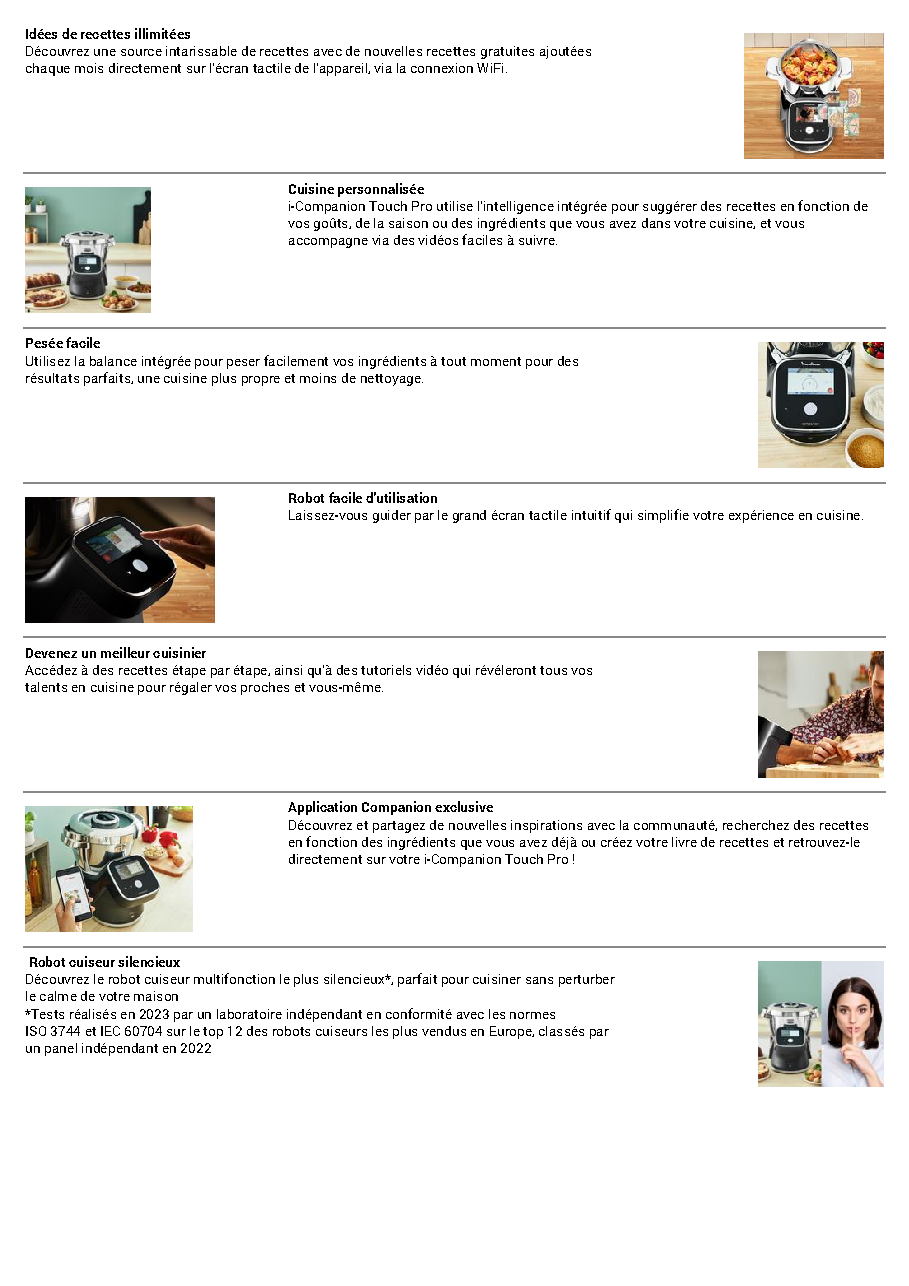 Fiche technique fournisseur