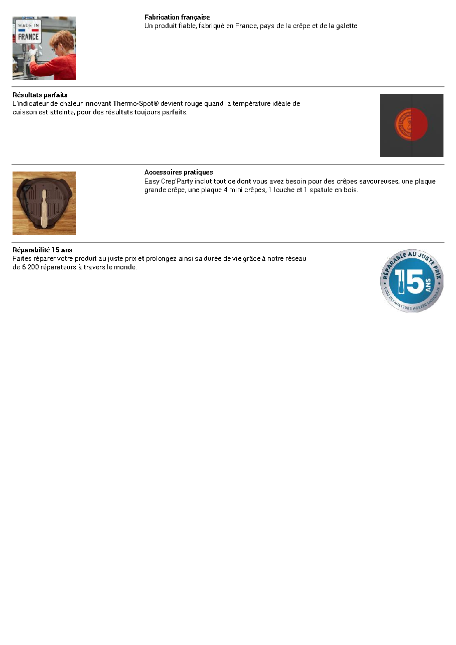 Fiche technique fournisseur