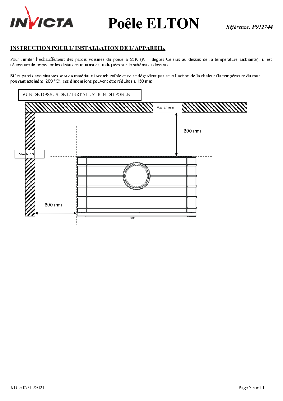 Fiche technique fournisseur