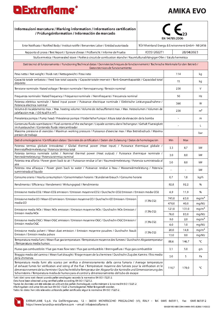 Fiche technique fournisseur