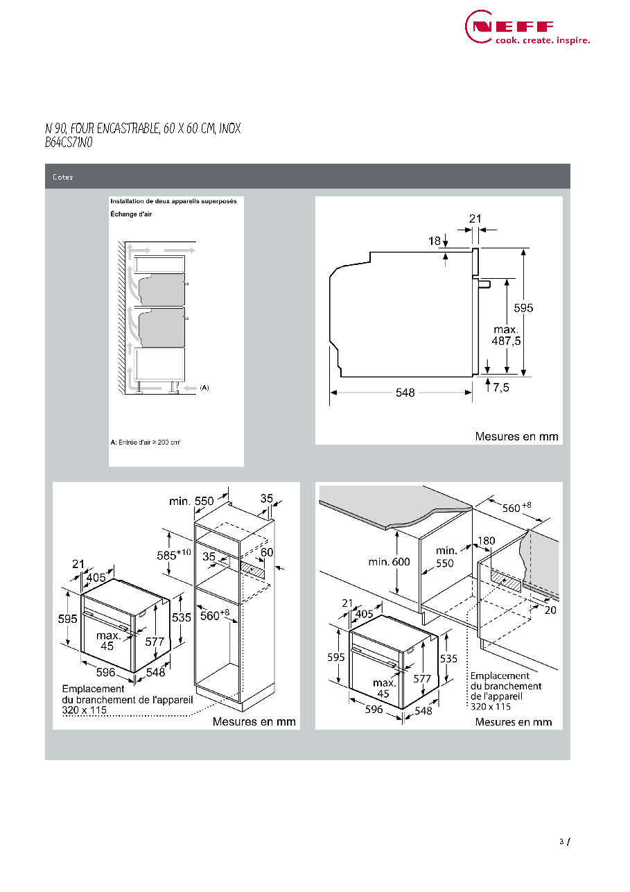 Fiche technique fournisseur