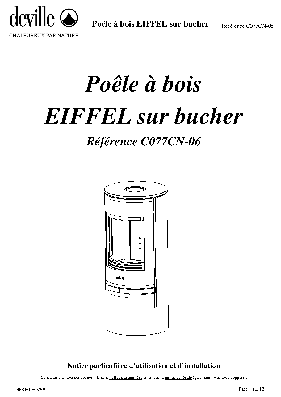 Fiche technique fournisseur