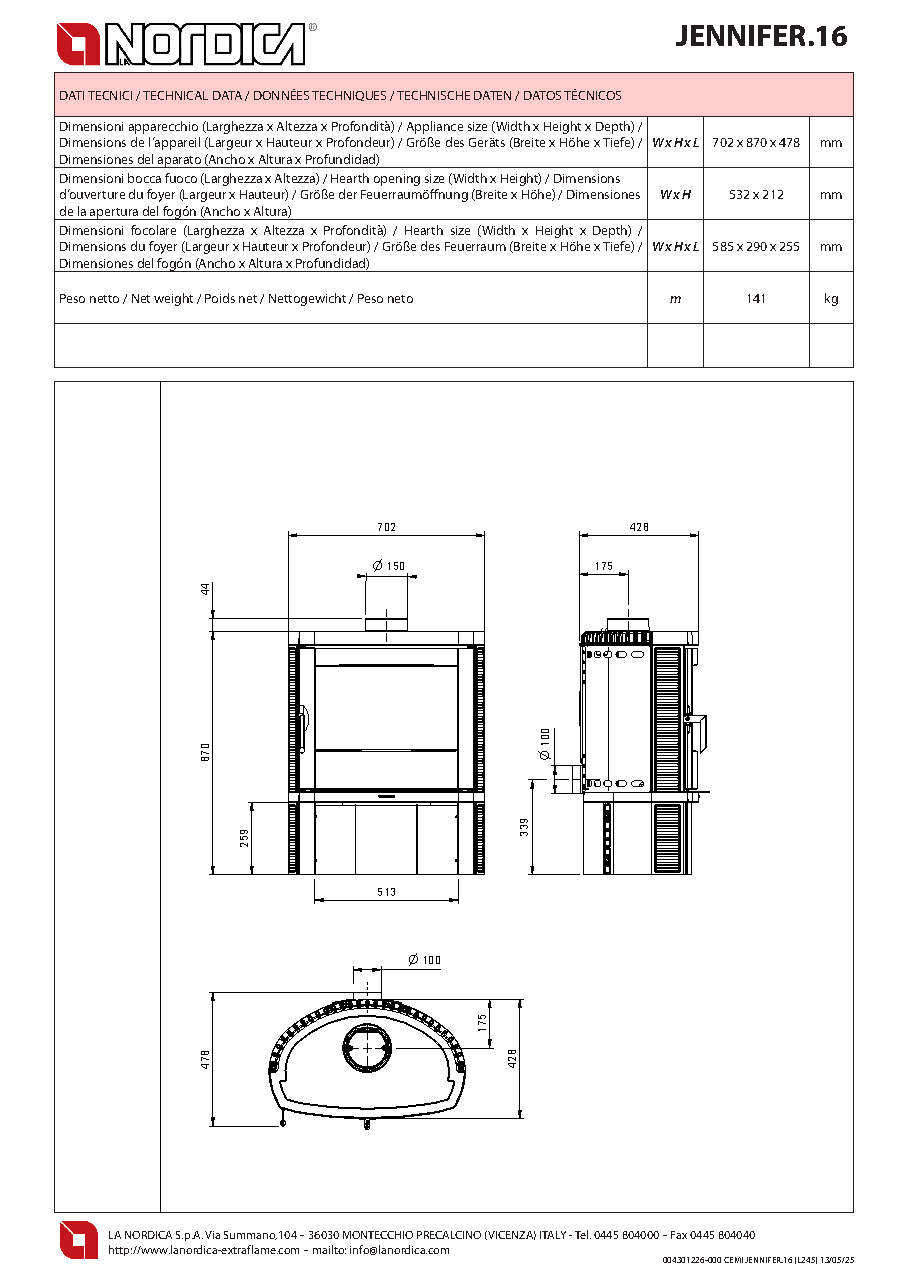 Fiche technique fournisseur