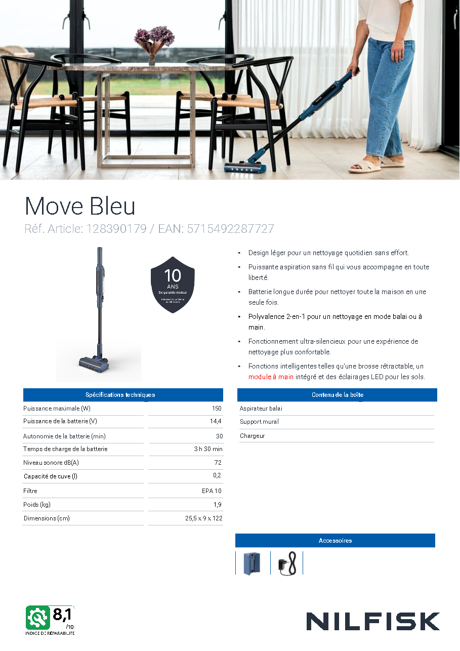 Fiche technique fournisseur