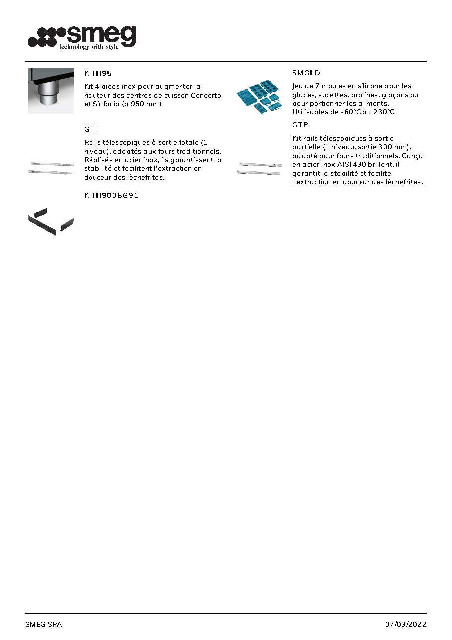 Fiche technique fournisseur