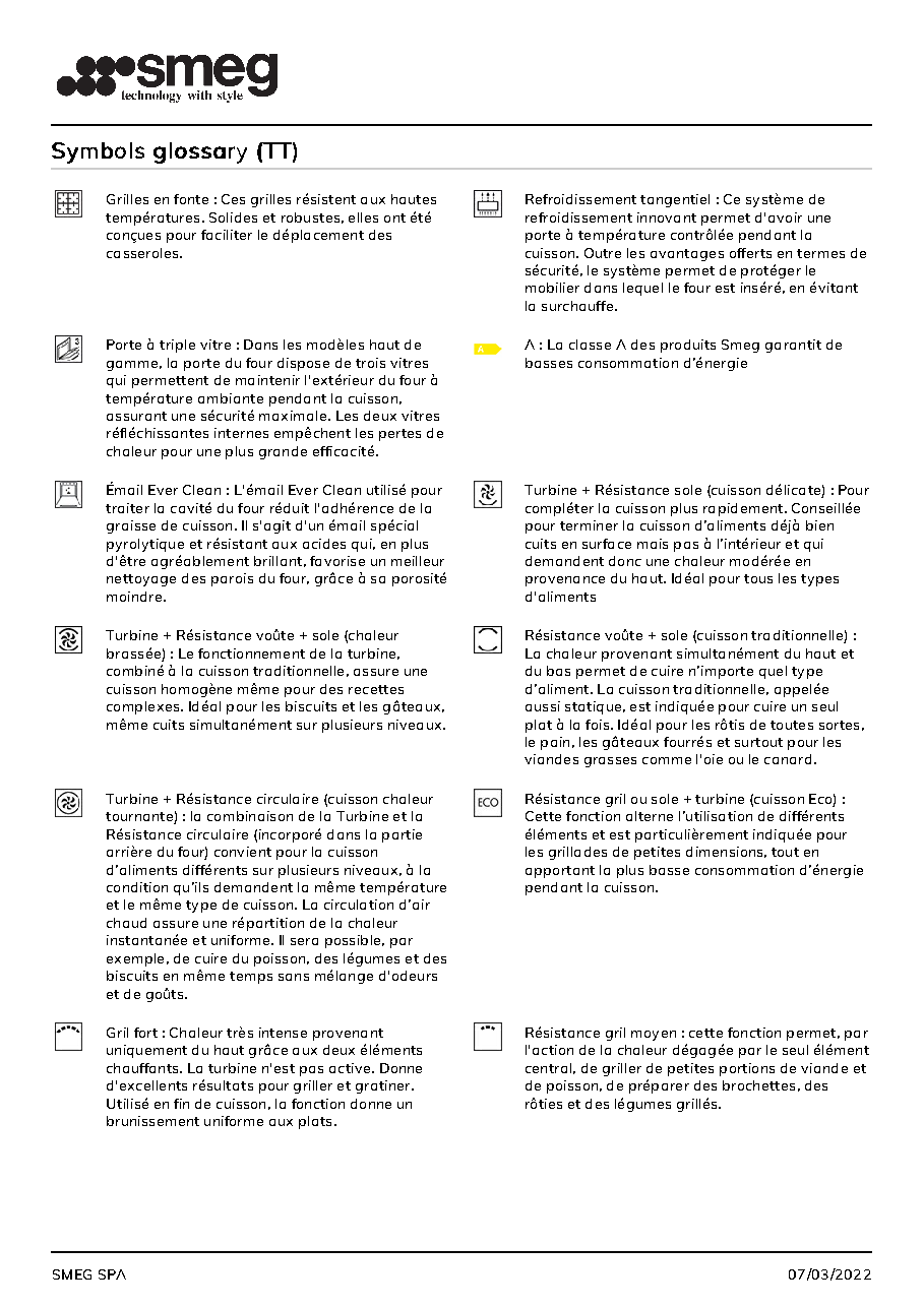 Fiche technique fournisseur