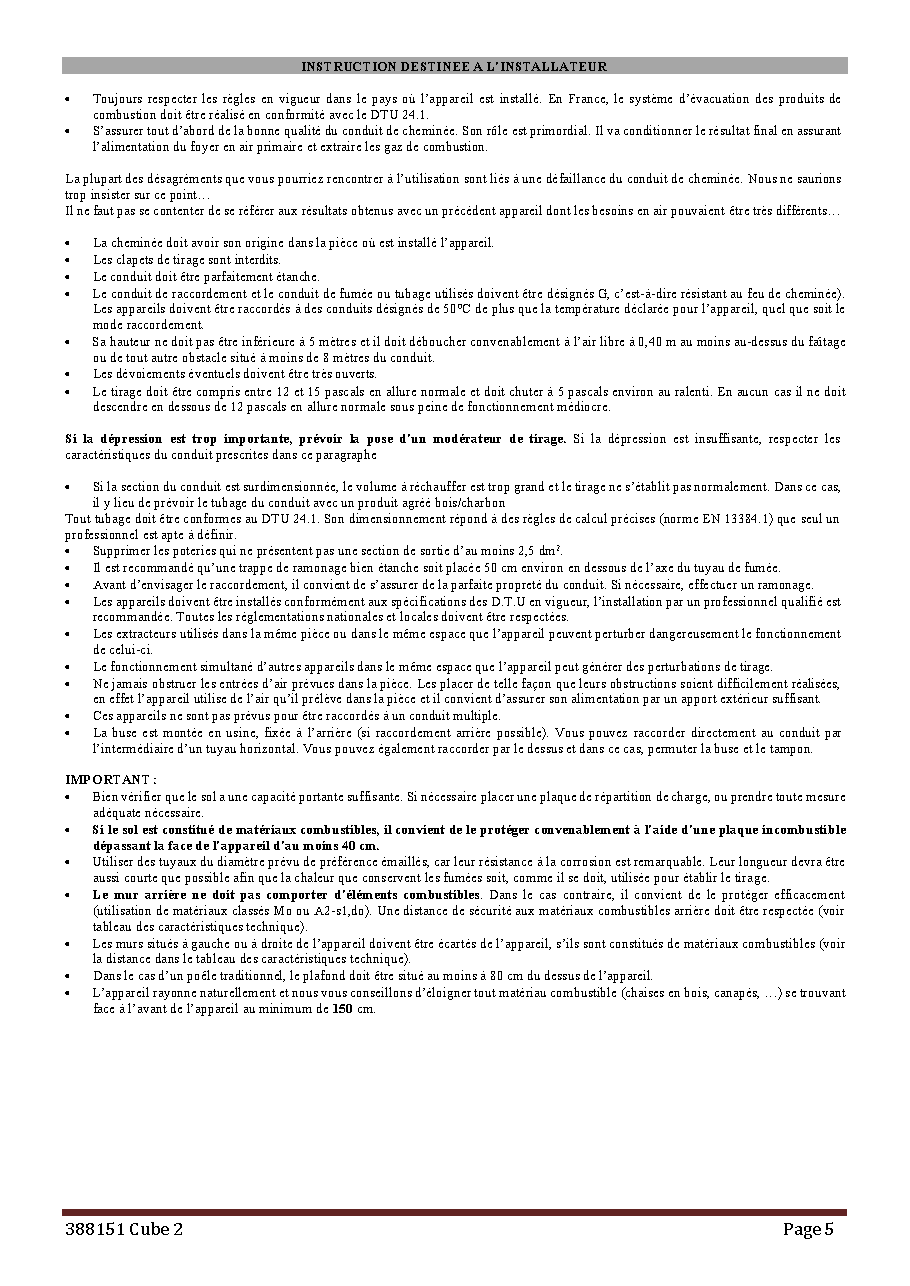 Fiche technique fournisseur
