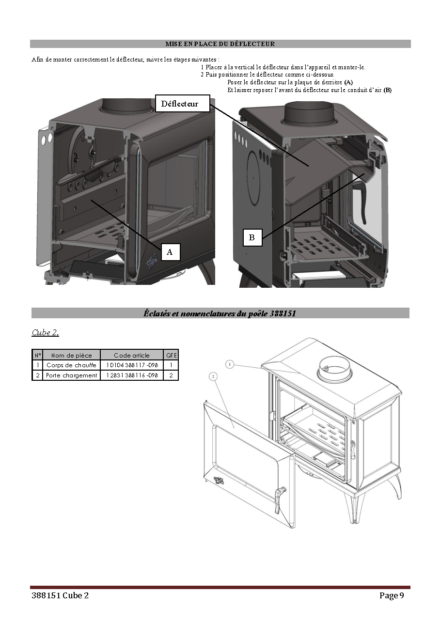 Fiche technique fournisseur