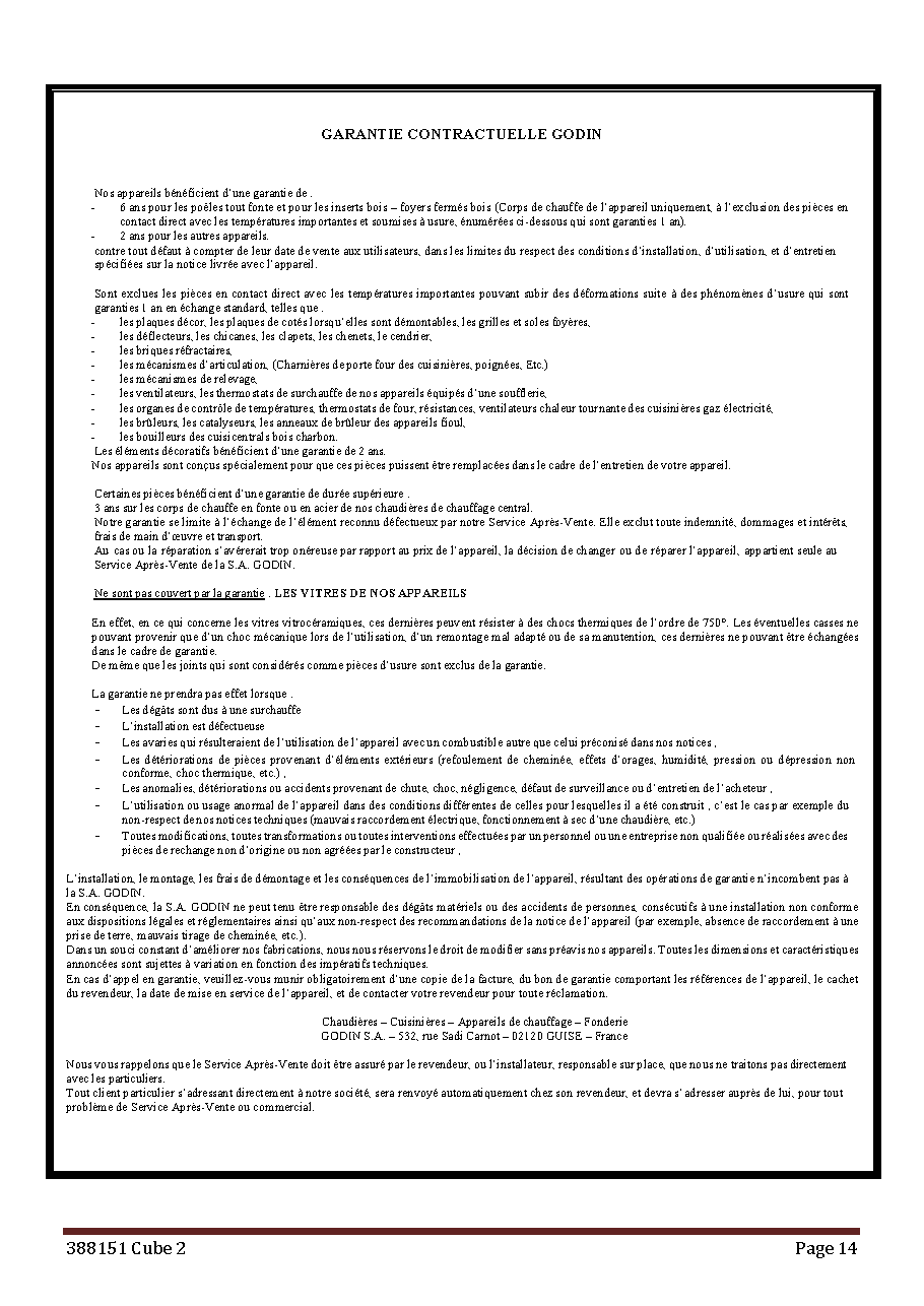 Fiche technique fournisseur