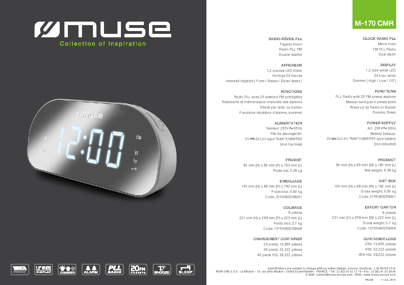 Fiche technique fournisseur