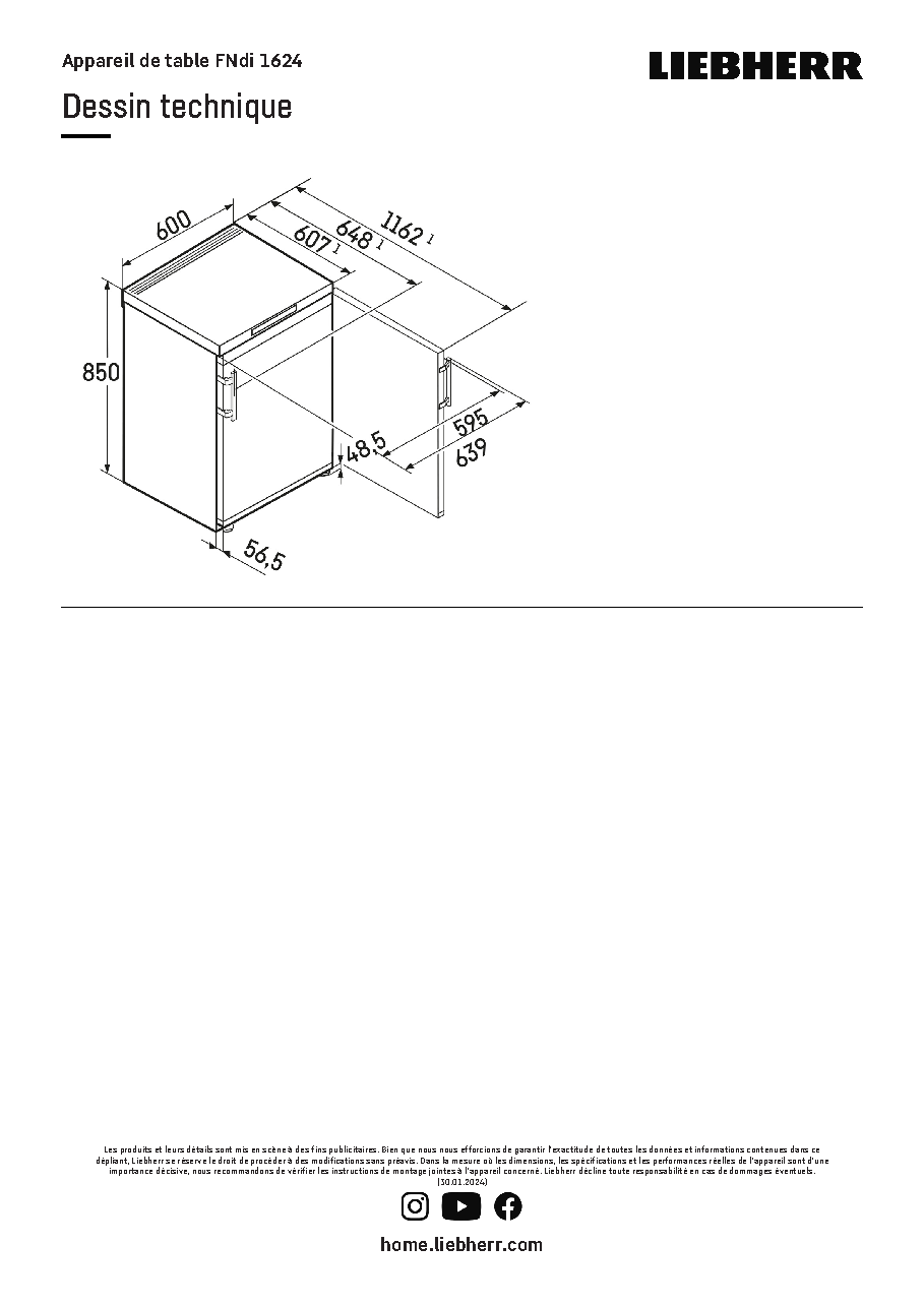 Fiche technique fournisseur