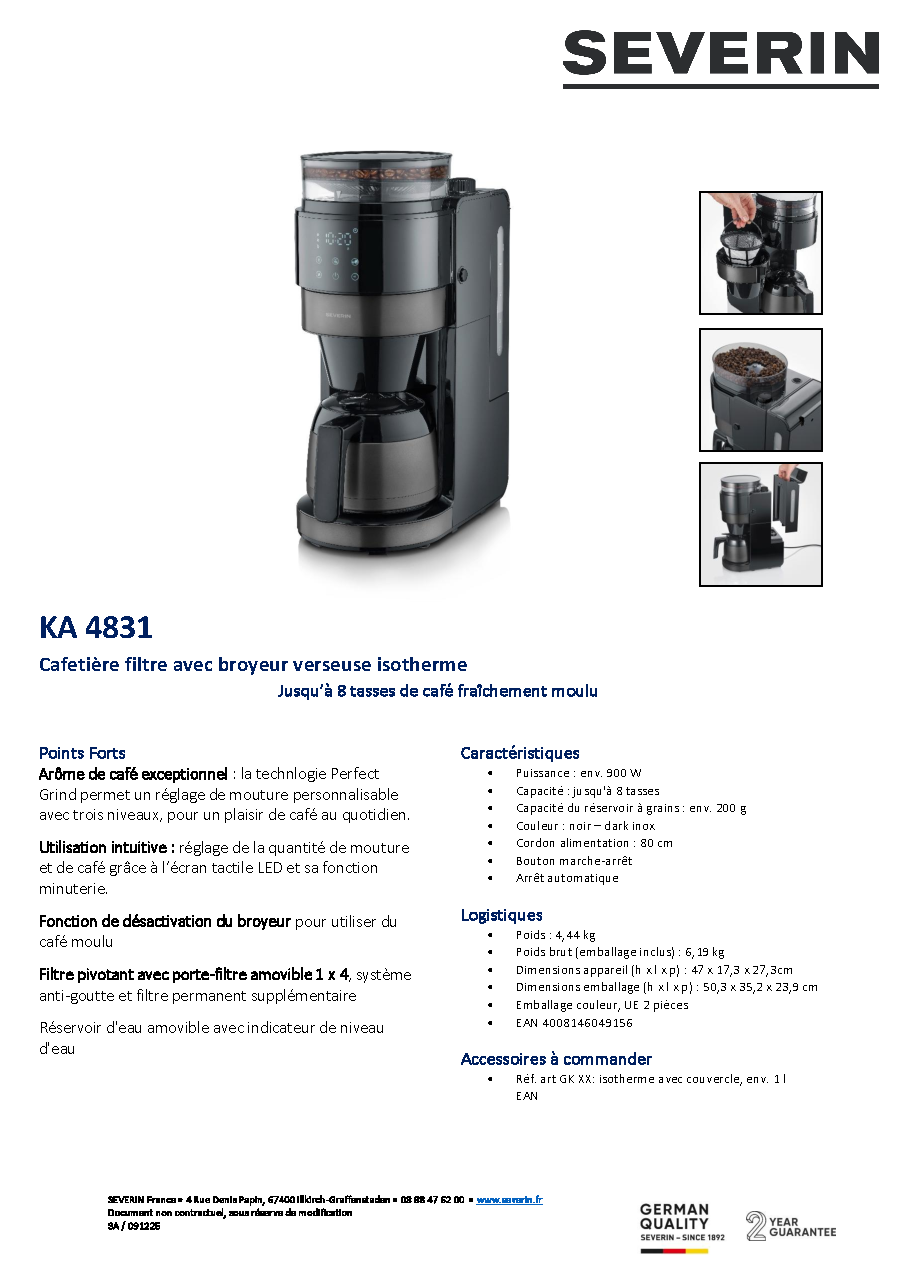 Fiche technique fournisseur