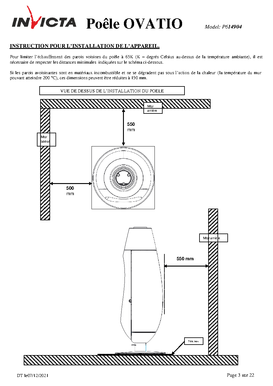 Fiche technique fournisseur