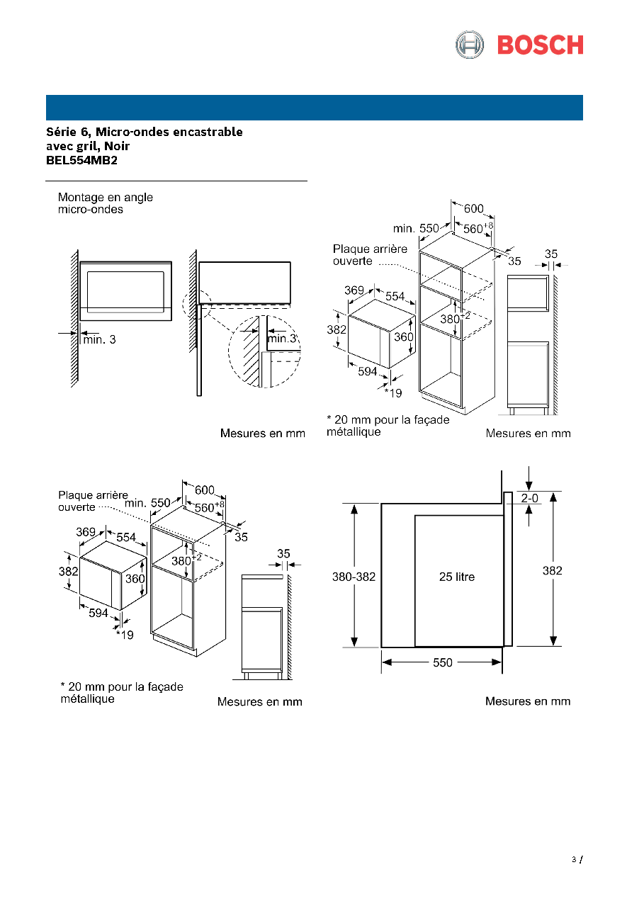 Fiche technique fournisseur
