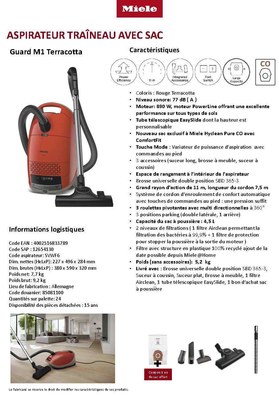Fiche technique fournisseur