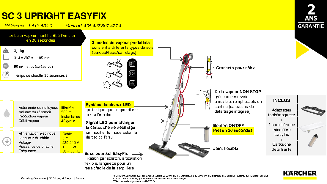 Fiche technique fournisseur