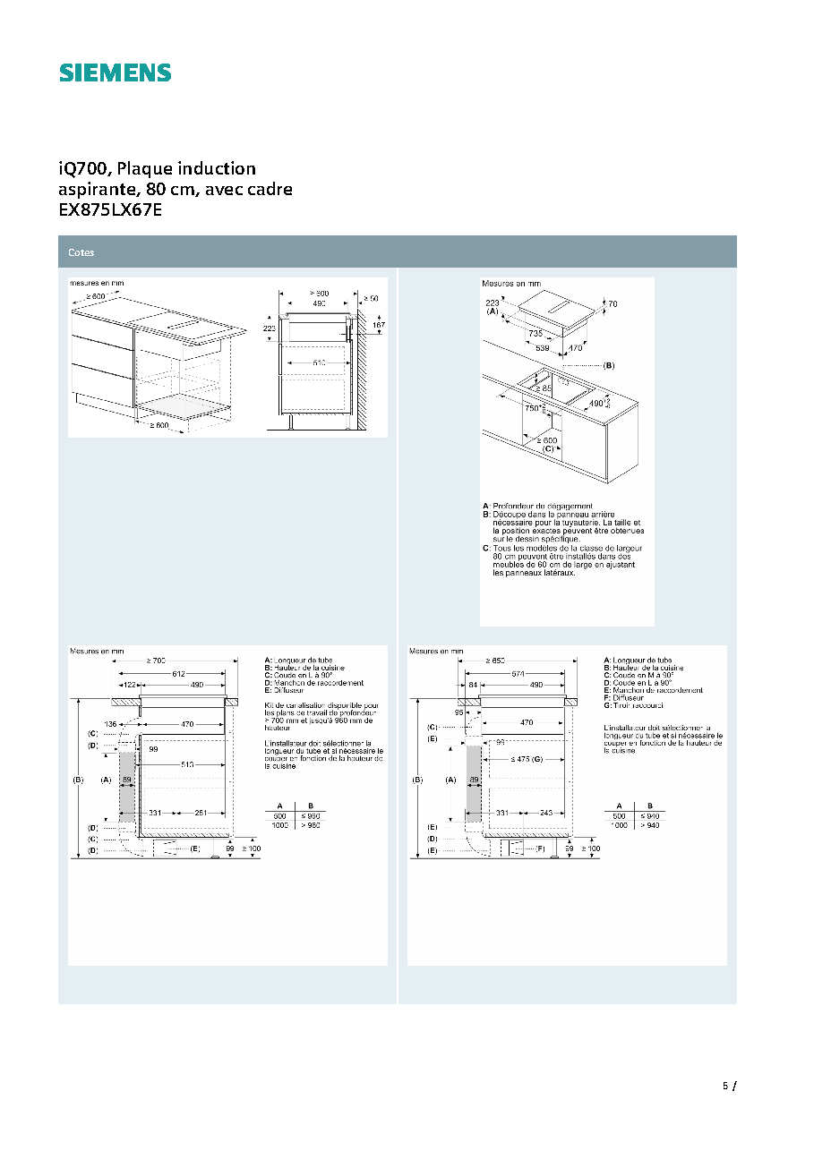 Fiche technique fournisseur