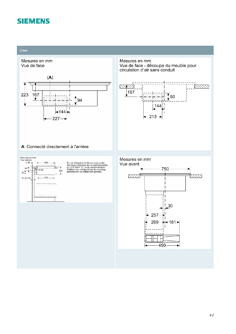 Fiche technique fournisseur