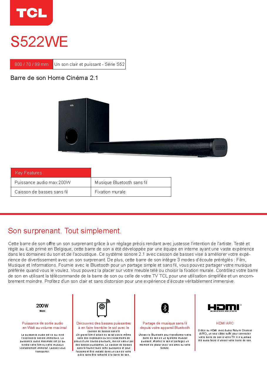 Fiche technique fournisseur
