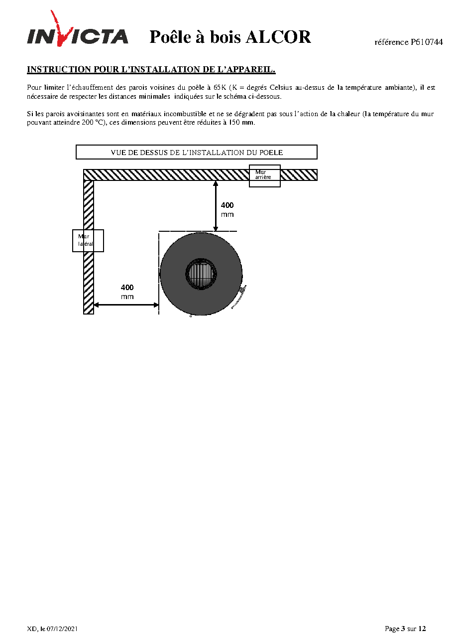 Fiche technique fournisseur