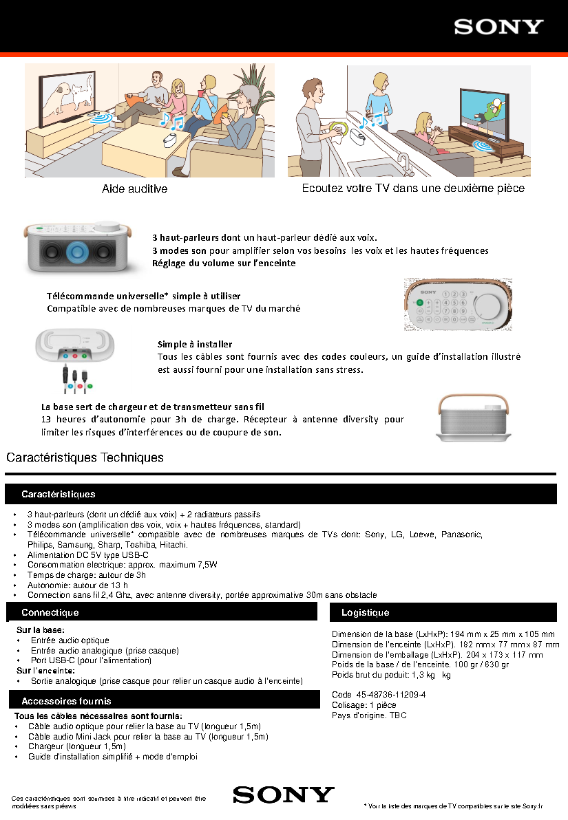 Fiche technique fournisseur